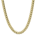 Miami Cuban Link Chain 10K Yellow Gold - Solid