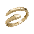 Serpent Snake Ring 14K Yellow Gold